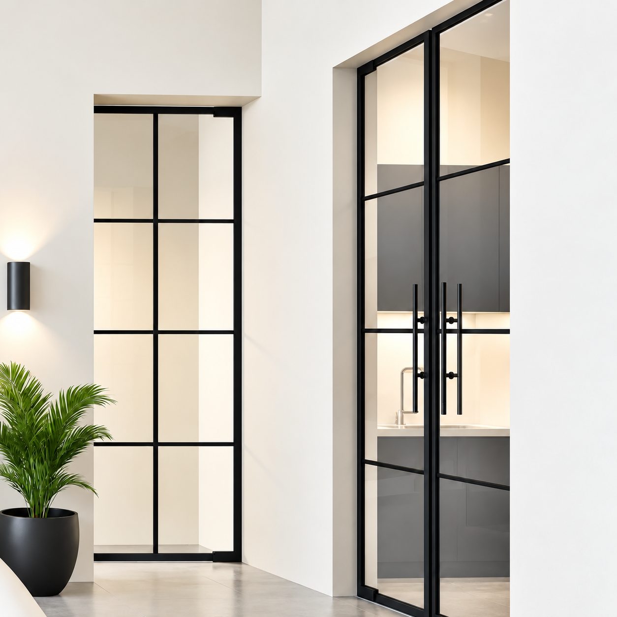 Usa interior din sticla securizata Licht Harmonie, imagine din catalog — Exclusive Doors
